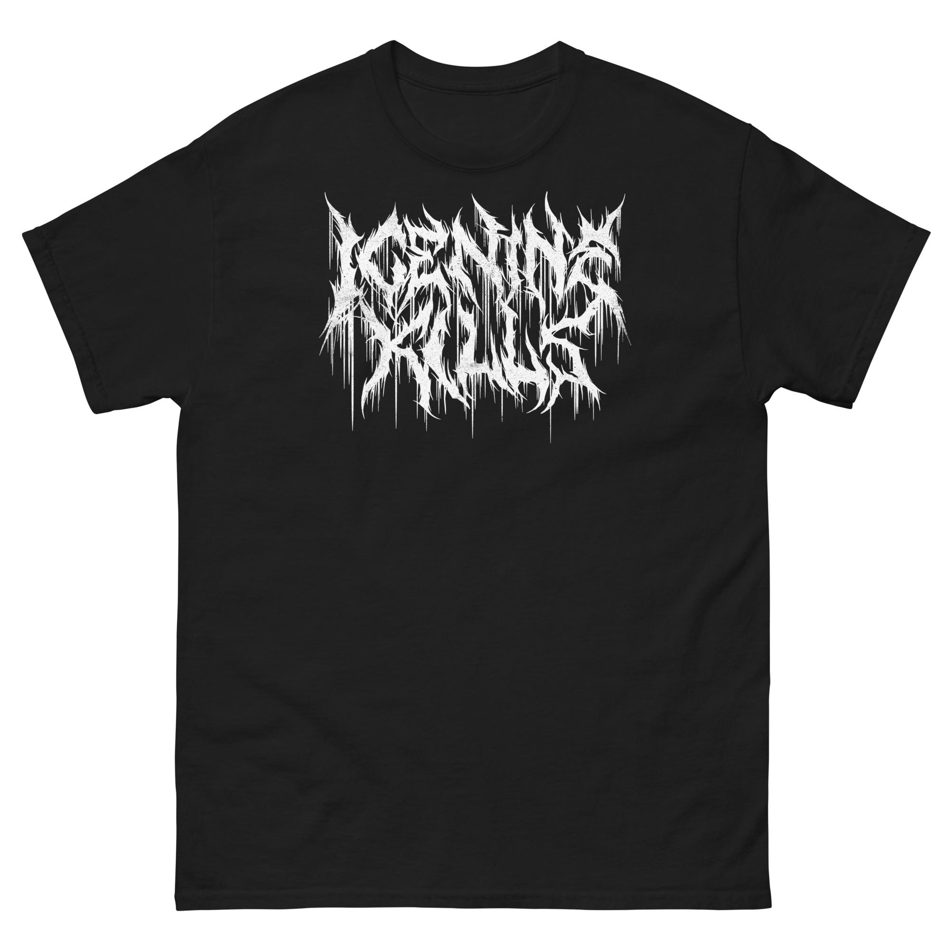 Ice Nine Kills White Drip Logo Officially Licensed Mens T Shirt Black