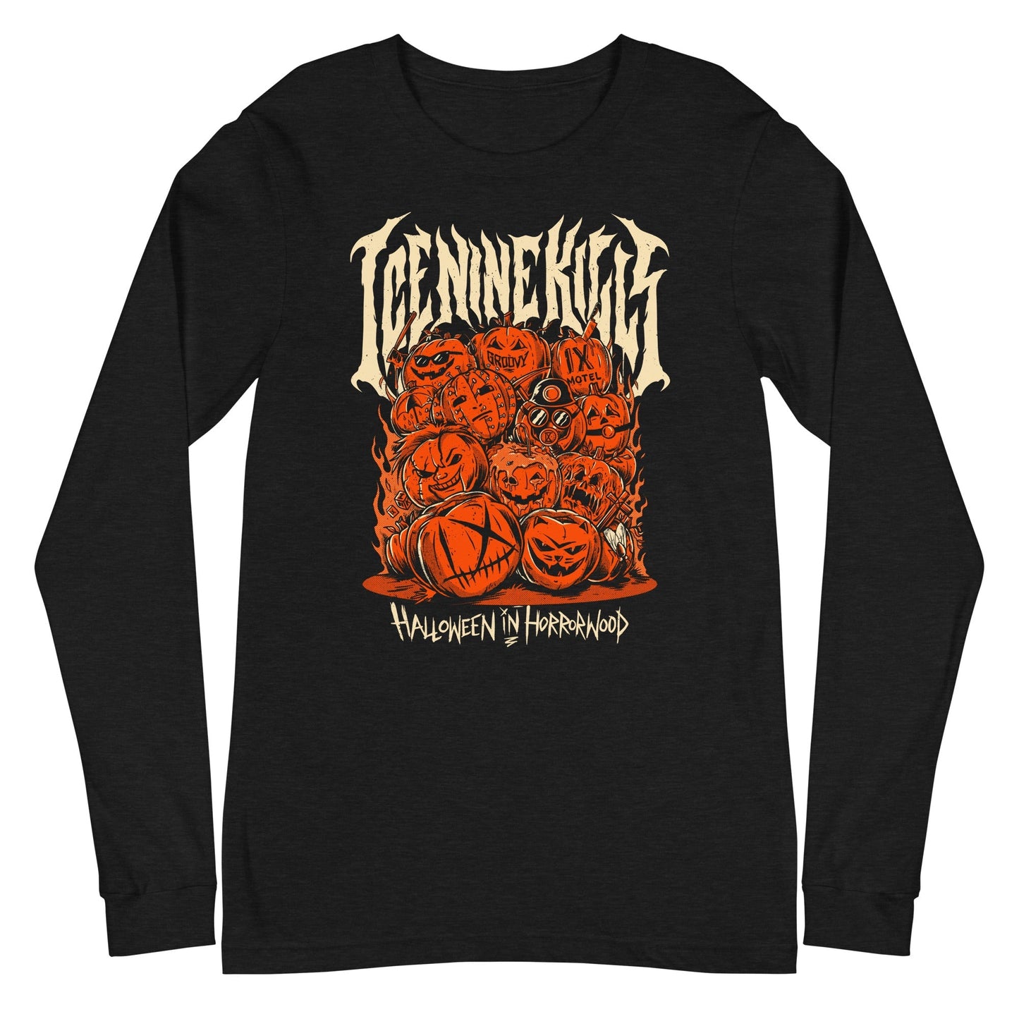 Ice Nine Kills Halloween Horrorwood Mens Long Sleeve T Shirt Black