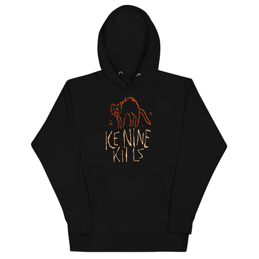 Ice Nine Kills Scratchy Cat Mens Hoodie Black