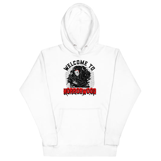 Ice Nine Kills Welcome to Horrorwood Mens Hoodie White