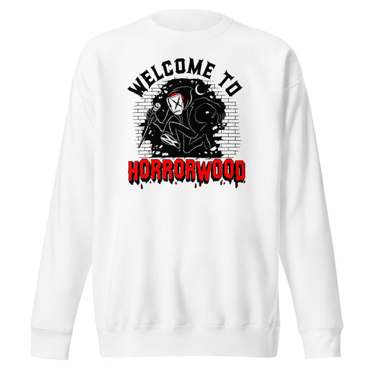 Ice Nine Kills Welcome to Horrorwood Mens Sweatshirt White