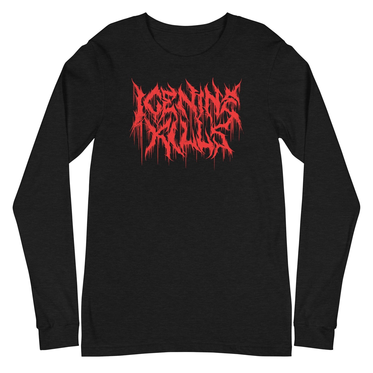 Ice Nine Kills Drip Logo Mens Long Sleeve T Shirt Black