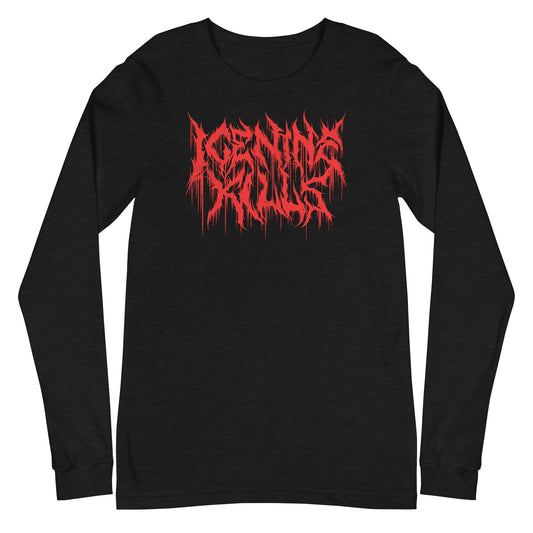 Ice Nine Kills Drip Logo Mens Long Sleeve T Shirt Black