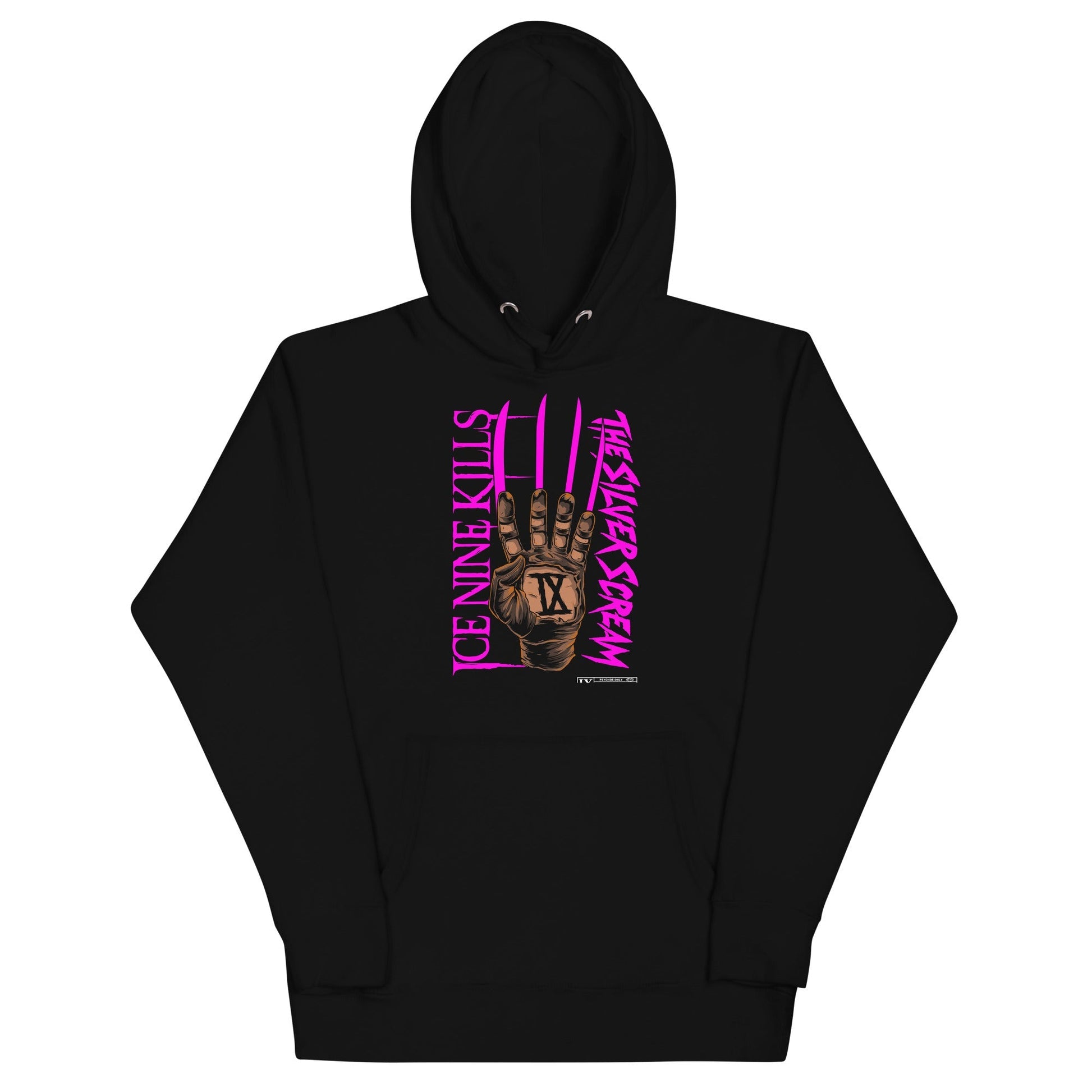 Ice Nine Kills Silver Scream Mens Officially Licensed Hoodie Black