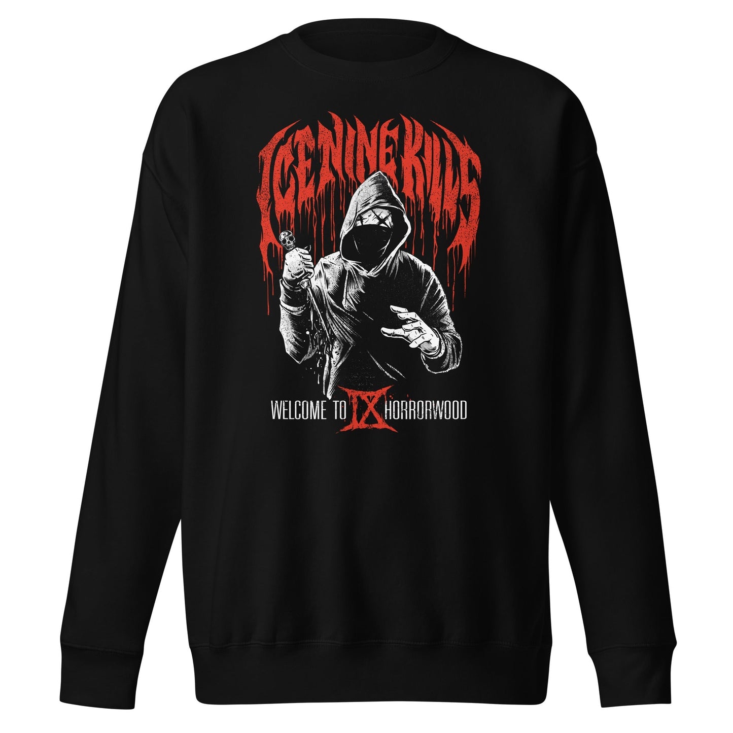 Ice Nine Kills IX Horrorwood Mens Sweatshirt Black