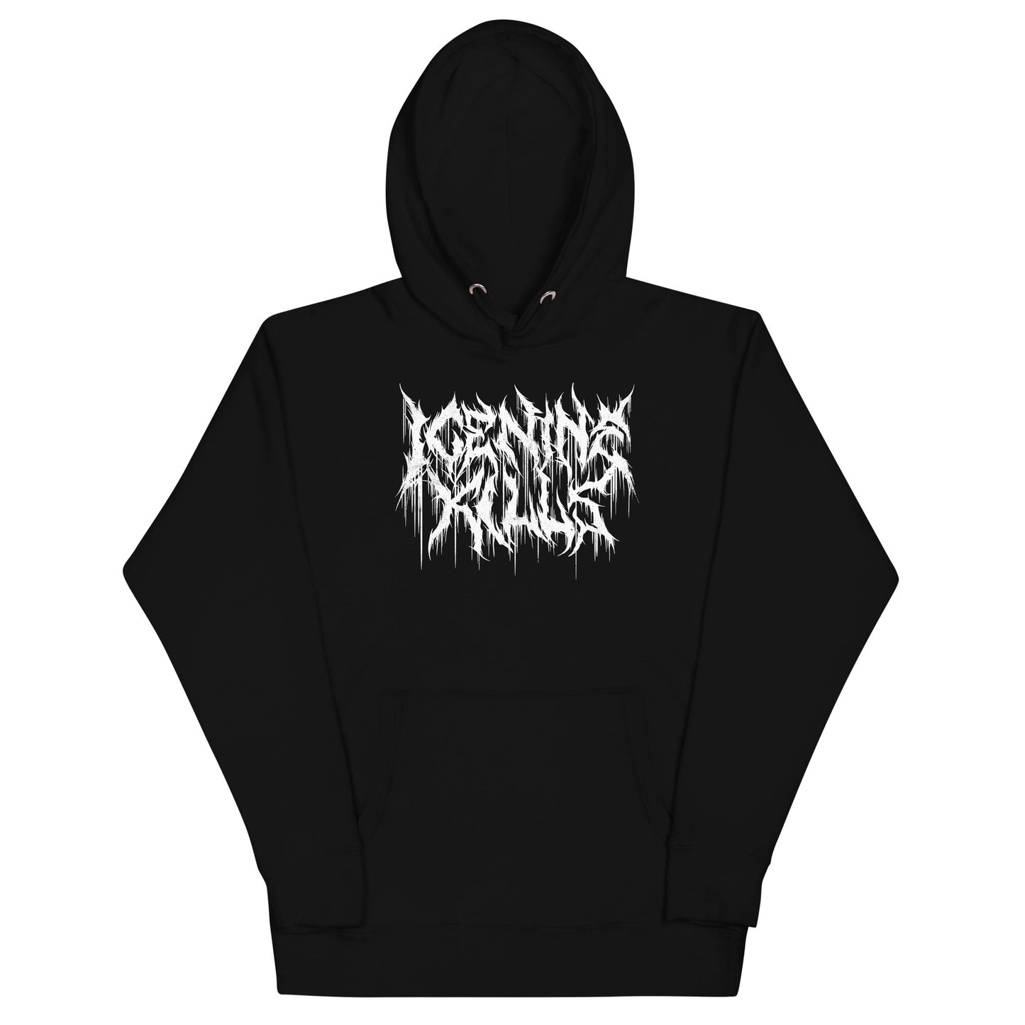 Ice Nine Kills White Drip Logo Mens Officially Licensed Hoodie Black