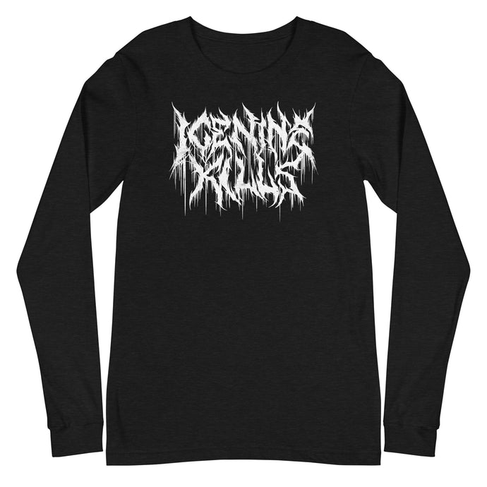 Ice Nine Kills - White Drip Logo Long Sleeve T-Shirt