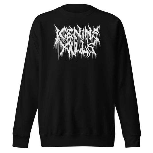 Ice Nine Kills White Drip Logo Mens Sweatshirt Black