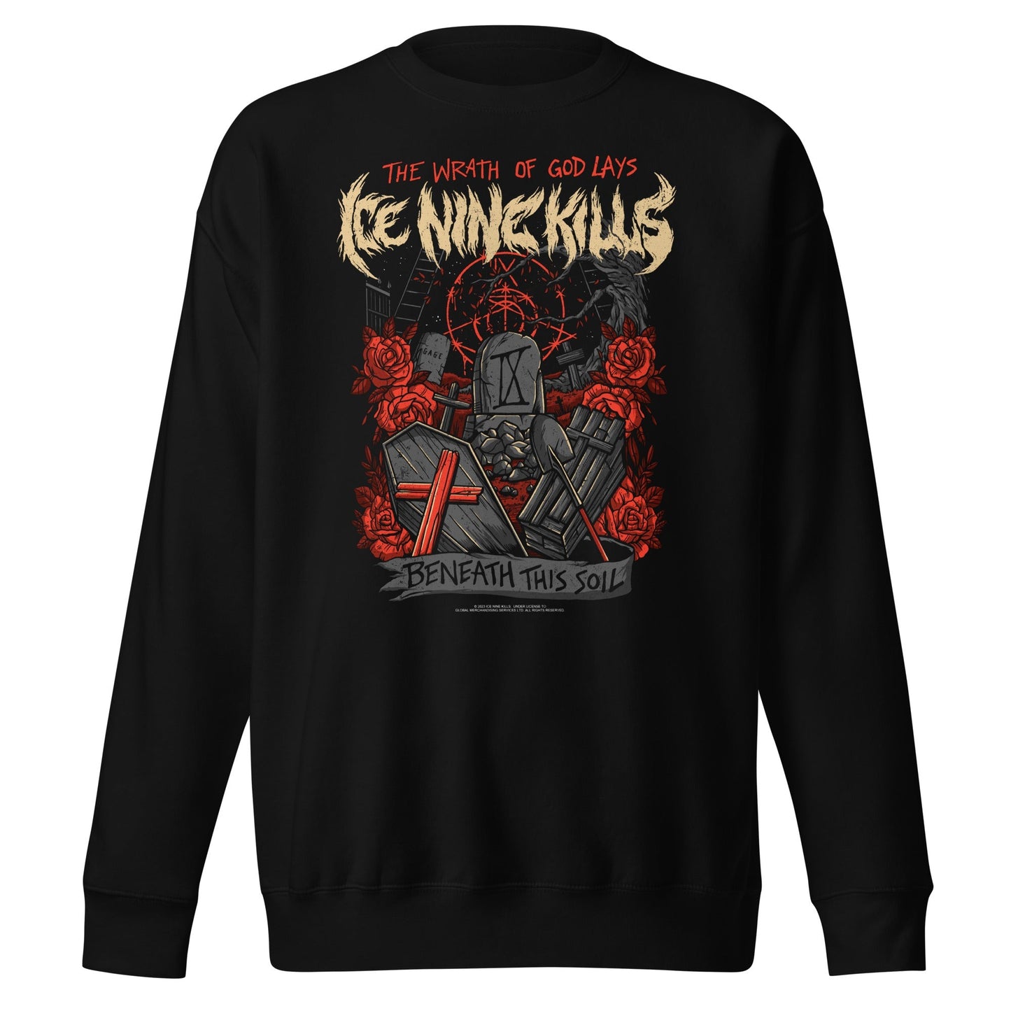 Ice Nine Kills Beneath This Soil Mens Sweatshirt Black