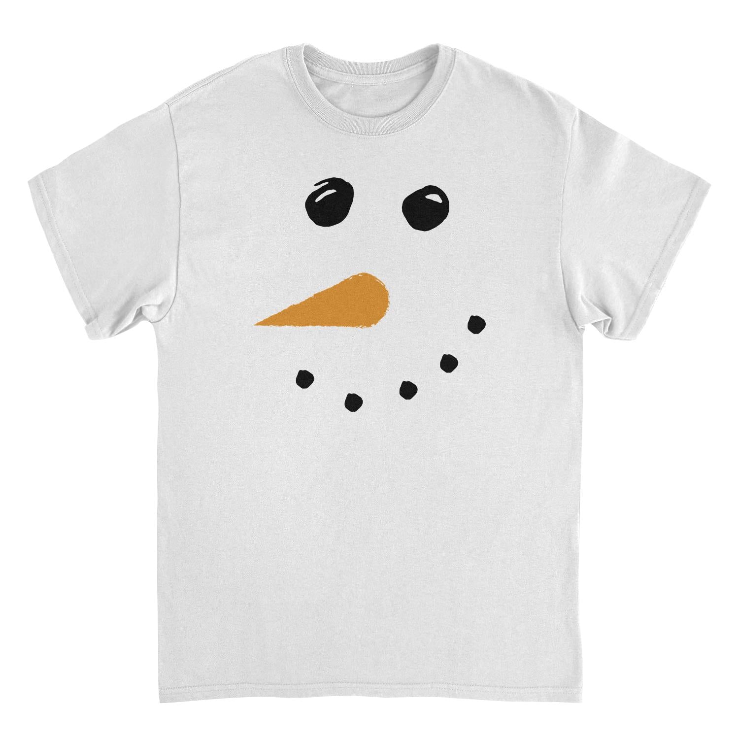 Snowman Mens Christmas T-Shirt White Officially Licensed