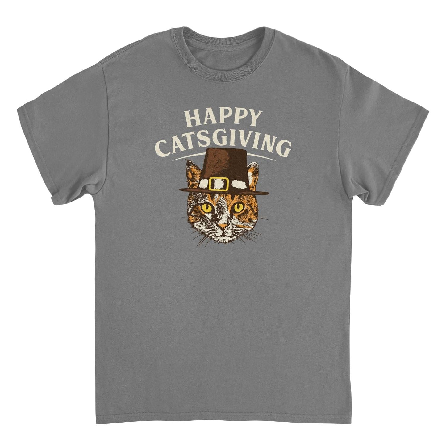 Thanksgiving T-Shirt - Happy Catsgiving Officially Licensed