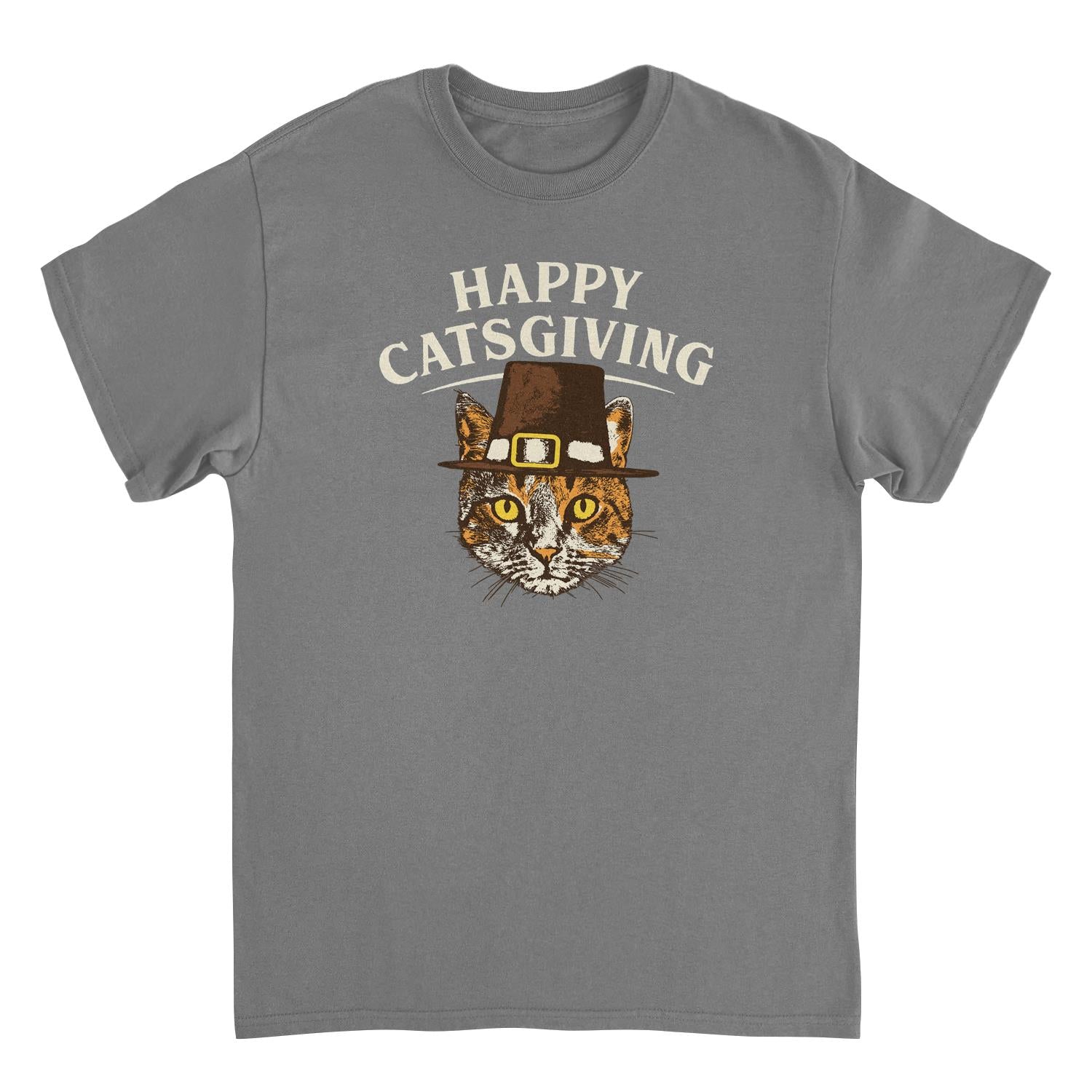 Thanksgiving T-Shirt - Happy Catsgiving Officially Licensed
