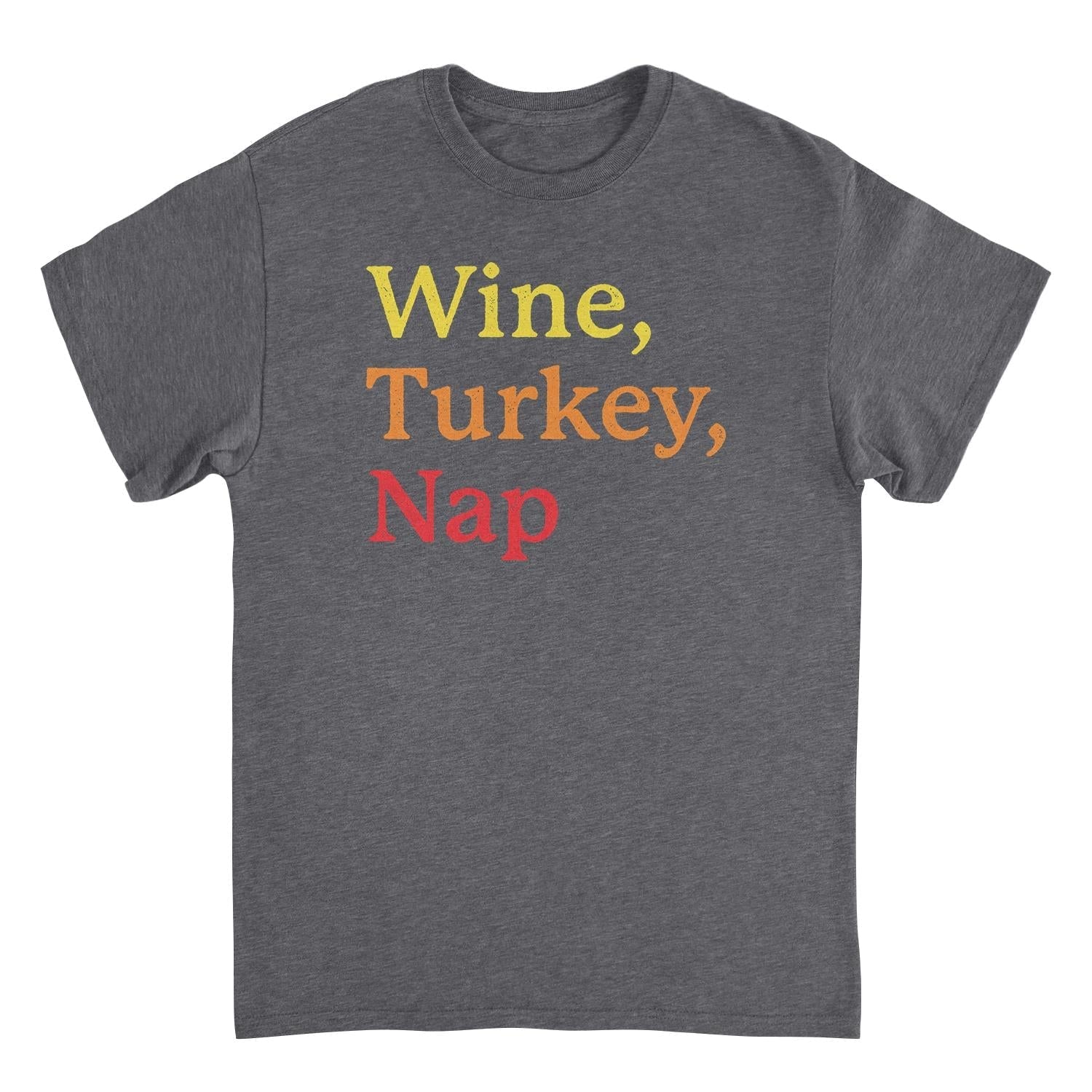 Thanksgiving T-Shirt - Wine Turkey Nap Officially Licensed