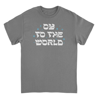 Oy to the World Mens Christmas T-Shirt Officially Licensed