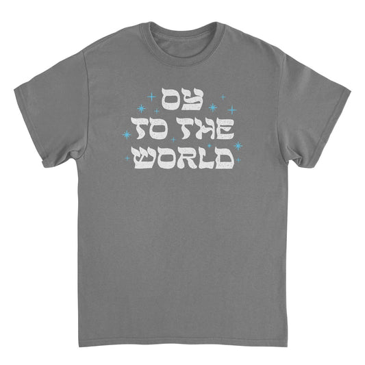 Oy to the World Mens Christmas T-Shirt Officially Licensed