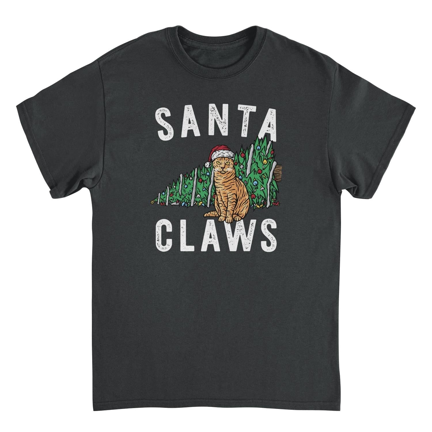 Santa Claws Mens Christmas T-Shirt Officially Licensed