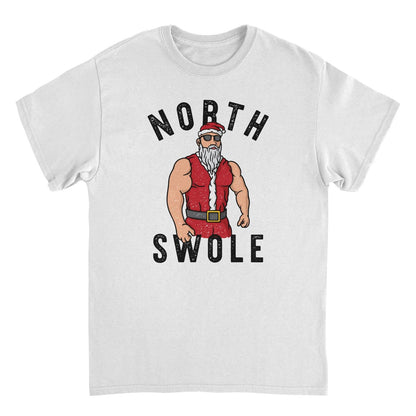 North Swole Mens Christmas T-Shirt Officially Licensed