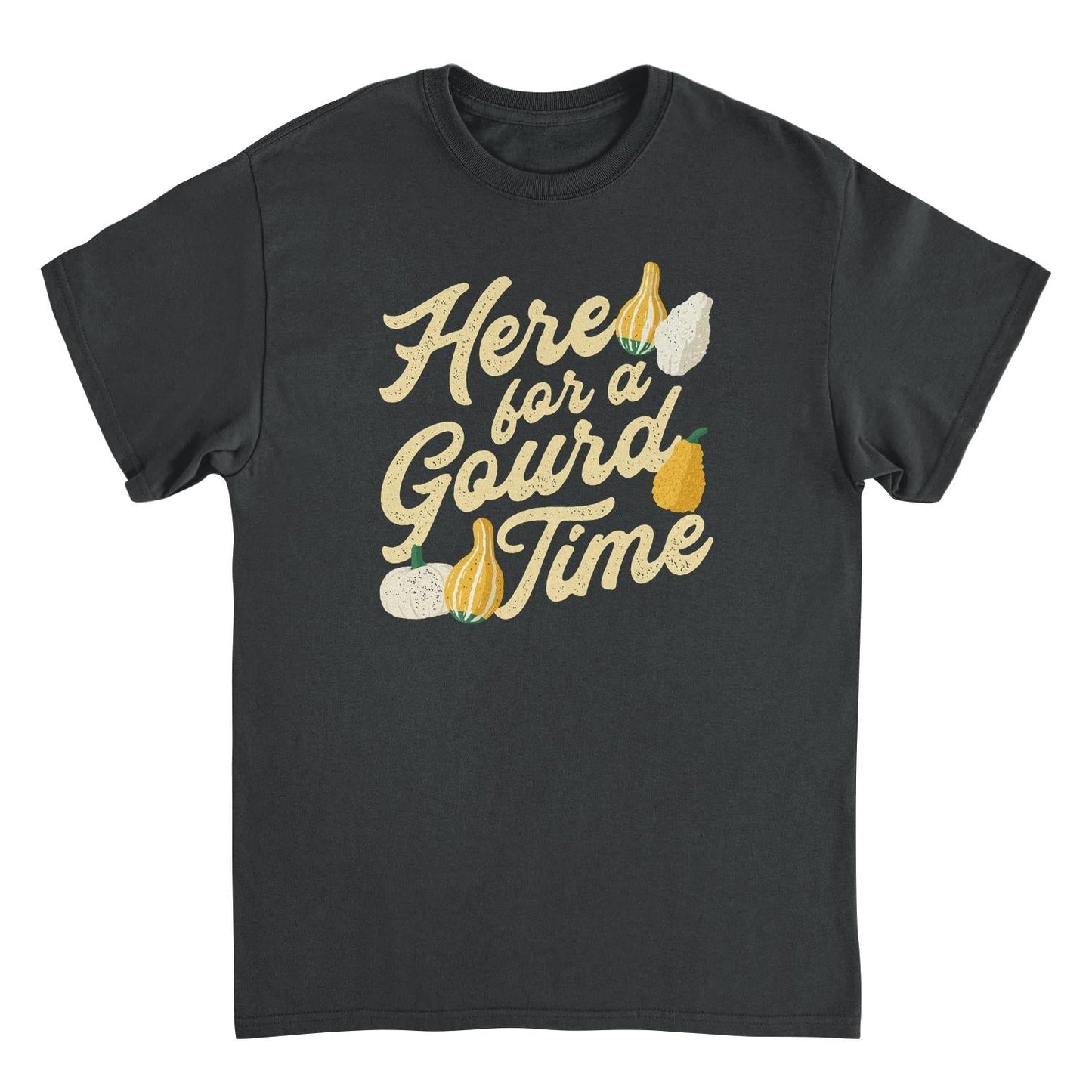 Thanksgiving T-Shirt - Here for a Gourd Time Officially Licensed