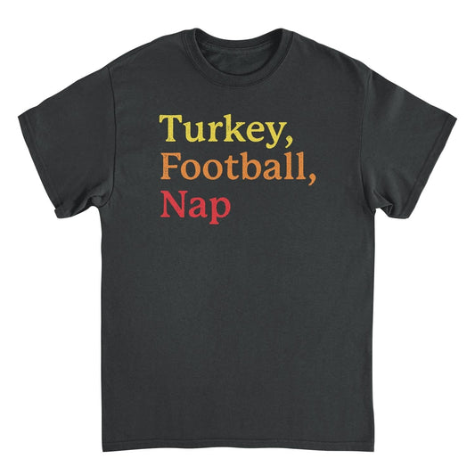 Thanksgiving T-Shirt - Turkey Football Nap Officially Licensed