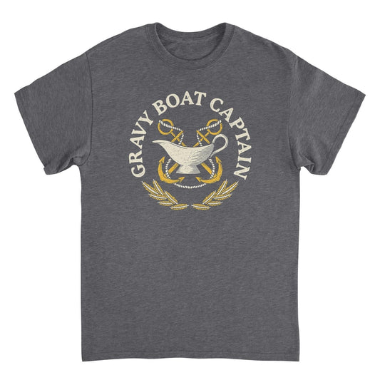 Thanksgiving T-Shirt - Gravy Boat Captain Officially Licensed