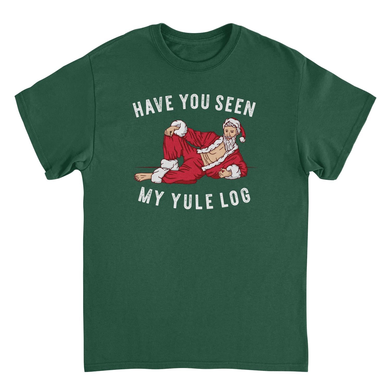 Have you Seen my Yule Log Mens Christmas T-Shirt Officially Licensed