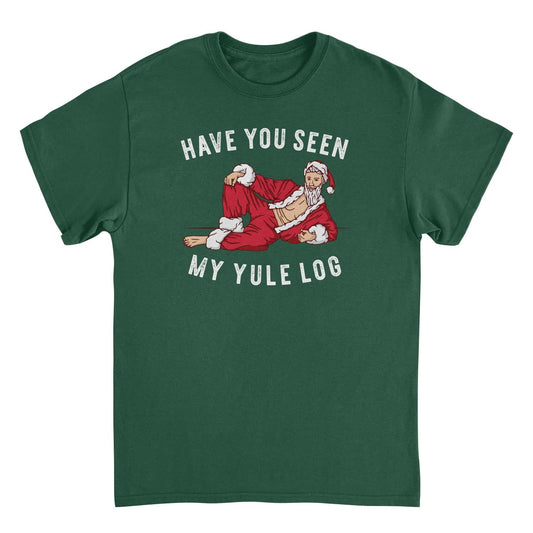 Have you Seen my Yule Log Mens Christmas T-Shirt Officially Licensed