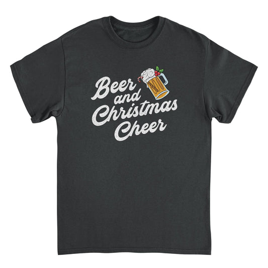Christmas T-Shirt - Beer and Christmas Cheer Officially Licensed