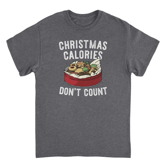 Christmas T-Shirt - Christmas Calories Don't Count Officially Licensed