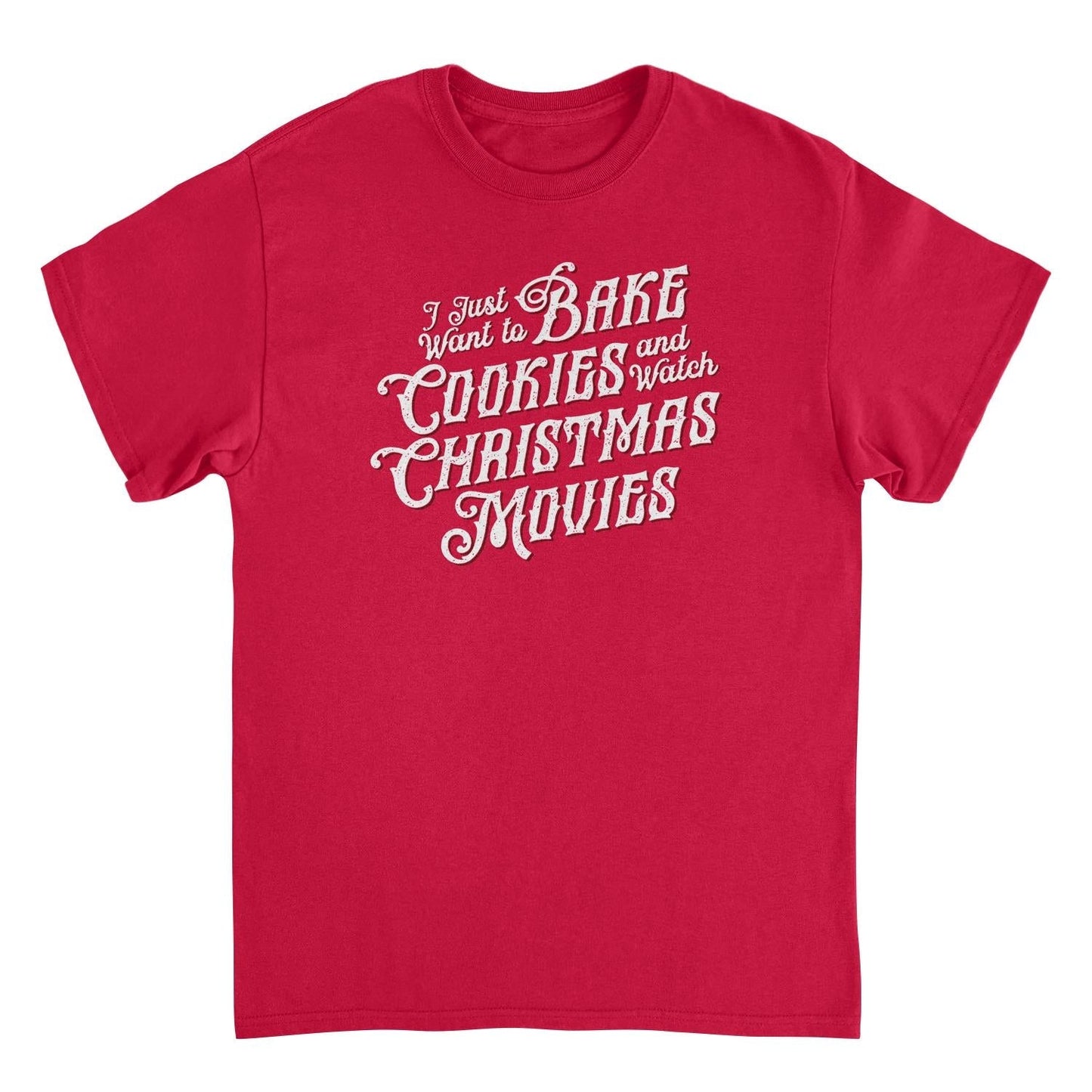 Christmas T-Shirt - Bake Cookies and Watch Christmas Movies Officially Licensed