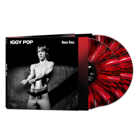 Iggy Pop - Rare Trax [2LP Red/Black/White Splatter] Vinyl Record