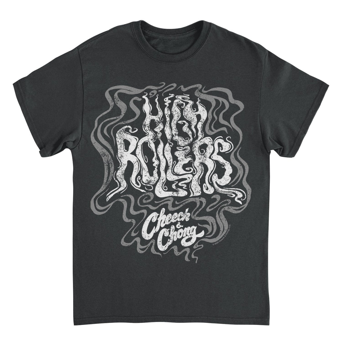 Cheech & Chong High Rollers Smoke Style Mens T Shirt Black Officially Licensed