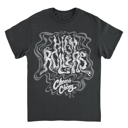 Cheech & Chong High Rollers Smoke Style Mens T Shirt Black Officially Licensed