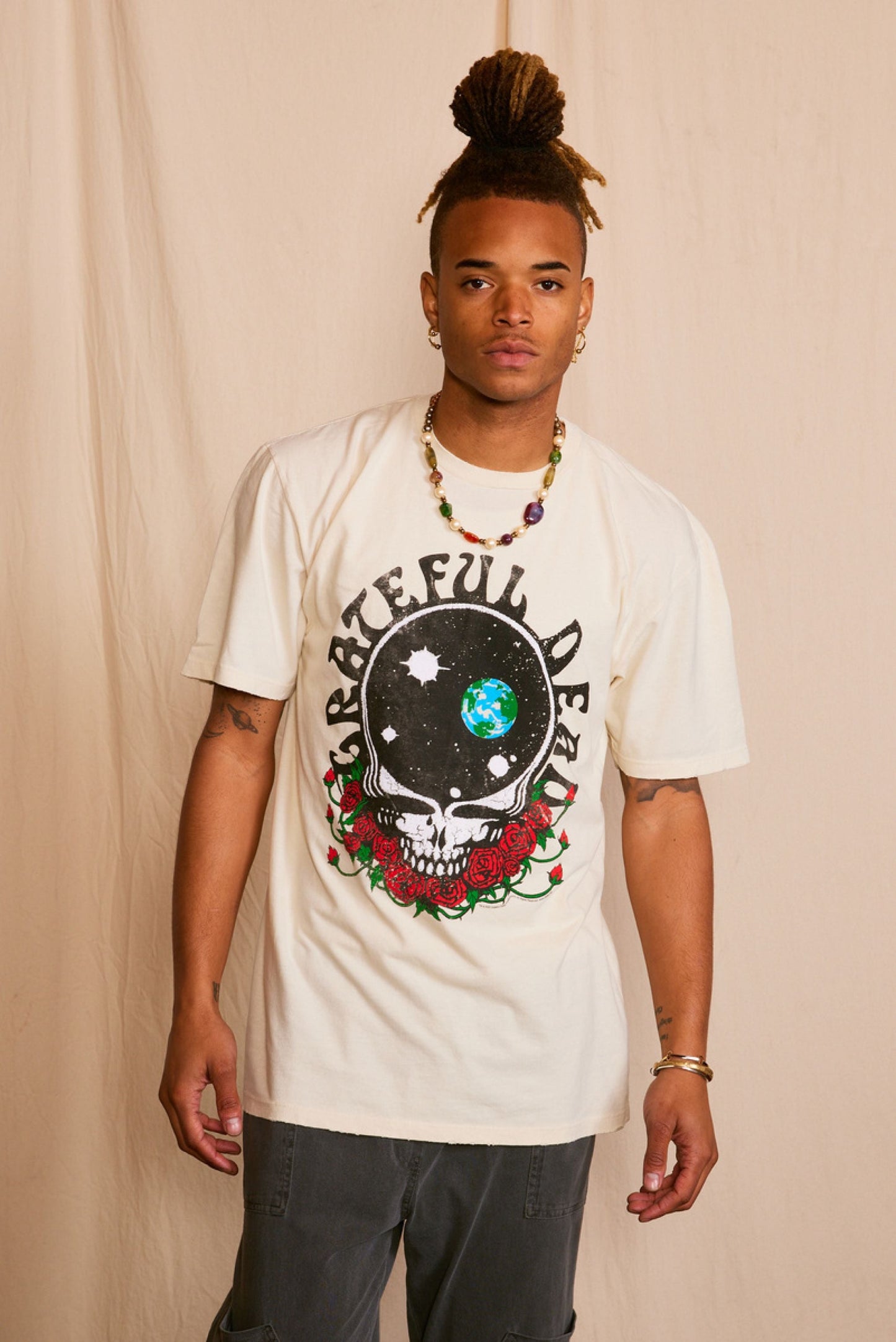 The Grateful Dead Mens T Shirt White