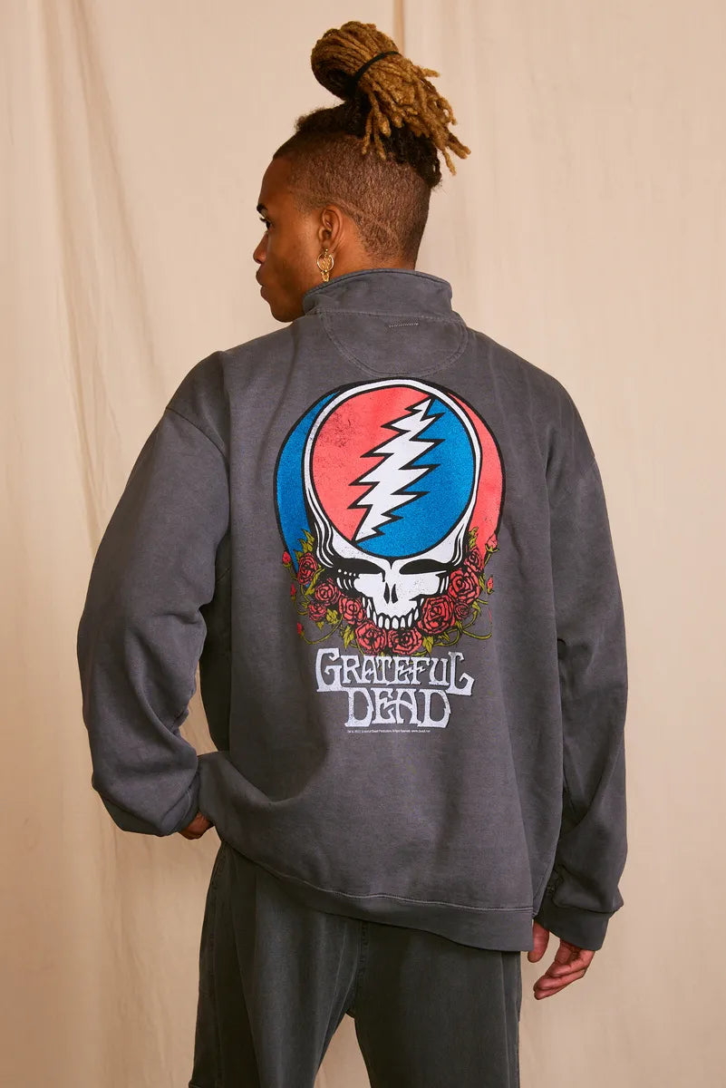 Grateful Dead Zip Mens Sweatshirt Black