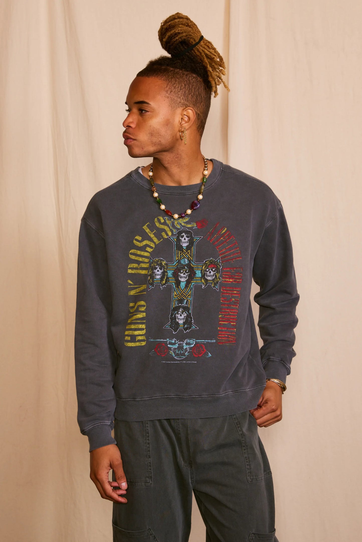 Guns N Roses Appetite For Destruction Mens Sweatshirt Black