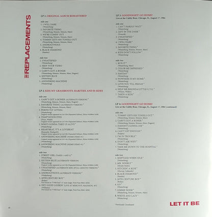 The Replacements – Let It Be Deluxe Edition (4-LP Vinyl) Vinyl Record