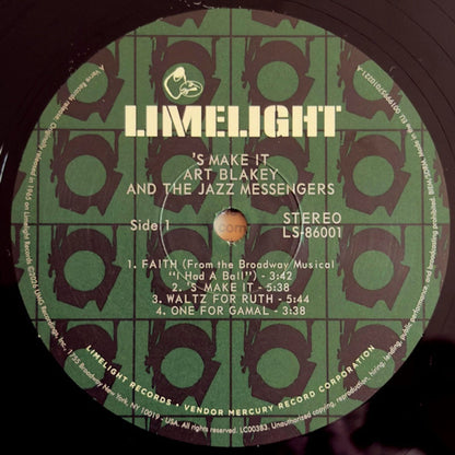 Art Blakey & Jazz Messengers – 's Make It (LP Vinyl) Vinyl Record
