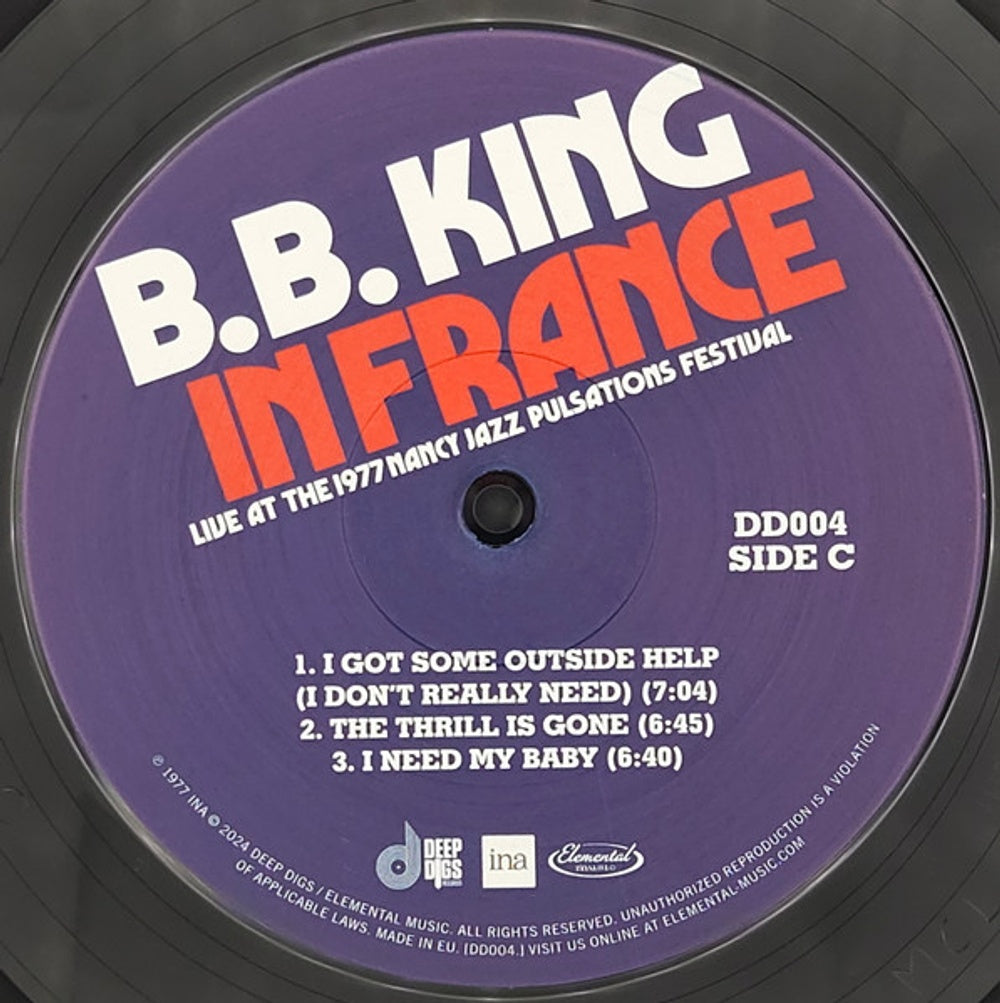 B.B. King – In France: Live at the Nancy Jazz Pulsations Festival (2-LP Vinyl) Vinyl Record