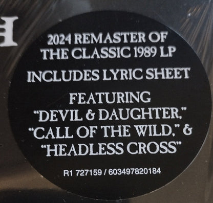 Black Sabbath – Headless Cross (LP Vinyl) Vinyl Record