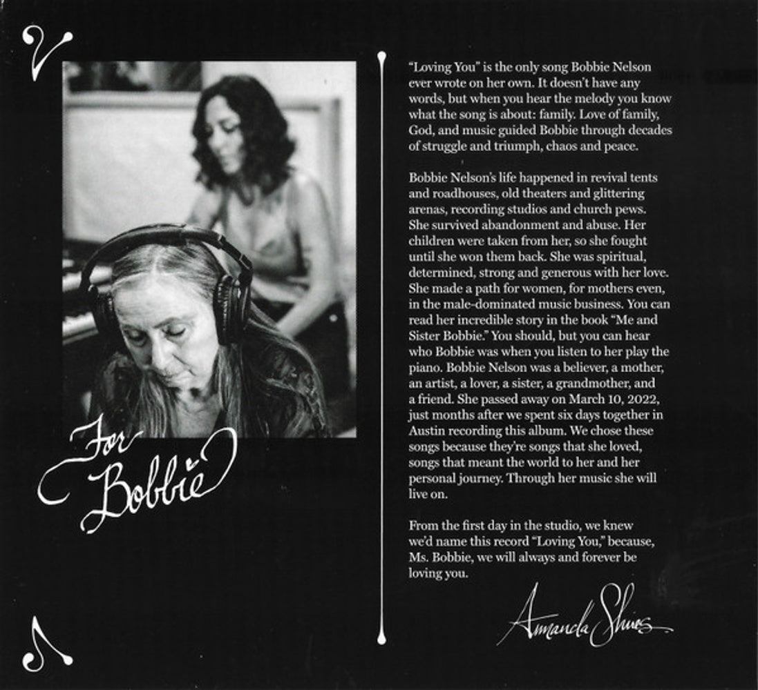 Bobbie Nelson & Amanda Shires – Loving You Music CD