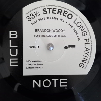 Brandon Woody – For The Love Of It All (LP Vinyl) Vinyl Record