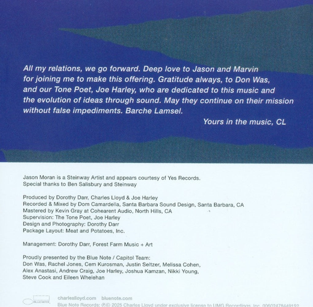 Charles Lloyd – Figure In Blue (2-CD)