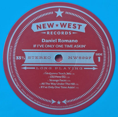Daniel Romano – If I've Only One Time Askin' (LP Vinyl) Vinyl Record