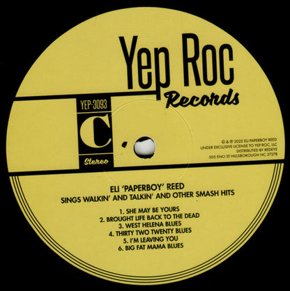 Eli "Paperboy" Reed – Sings Walkin' And Talkin' And Other Smash Hits (2-LP Vinyl) Vinyl Record