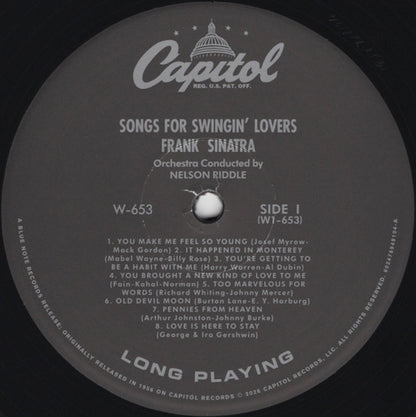 Frank Sinatra – Songs For Swingin' Lovers (LP Vinyl) Vinyl Record