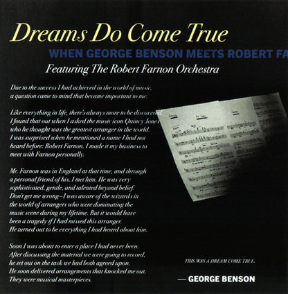 George Benson – Dreams Do Come True: George Benson Meets Robert Farnon Music CD