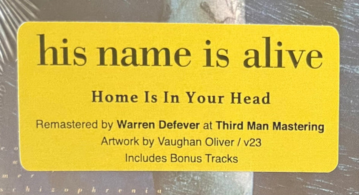 His Name Is Alive – Home Is In Your Head Music CD