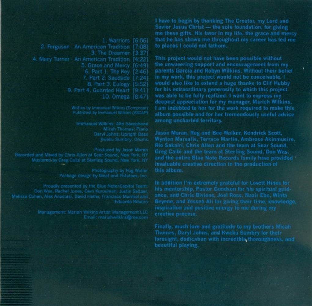 Immanuel Wilkins – Omega Music CD