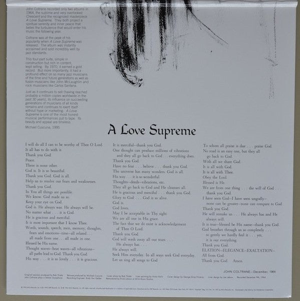 John Coltrane – Love Supreme (LP Vinyl) Vinyl Record
