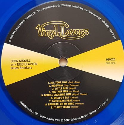John Mayall & Bluesbreakers – Blues Breakers With Eric Clapton (LP Vinyl) Vinyl Record